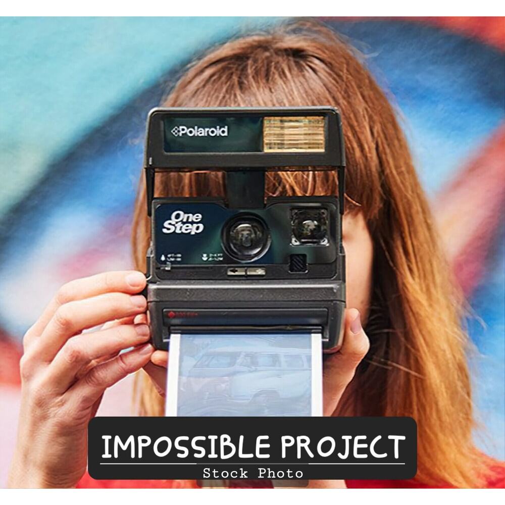 Original Impossible Project Polaroid 600 OneStep Instant Camera w/Bag Tested VG+